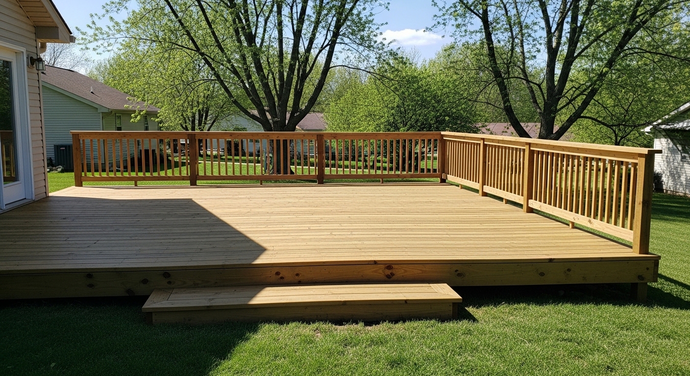 Pressure treated Wood Decking