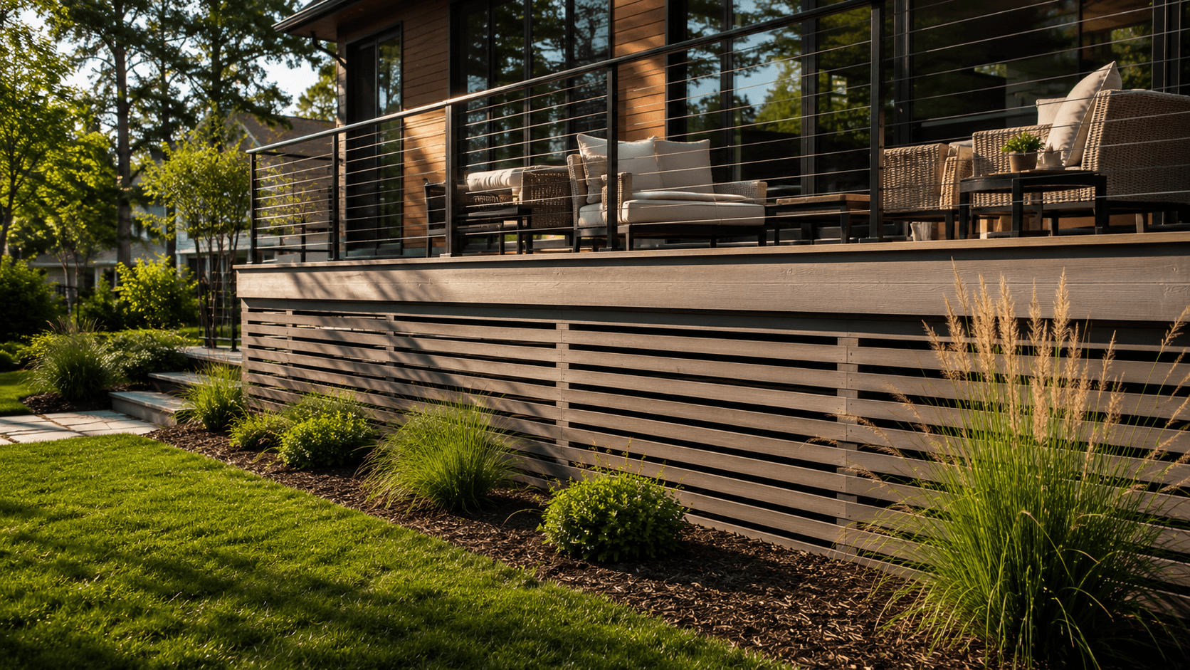 Horizontal Slat Skirting