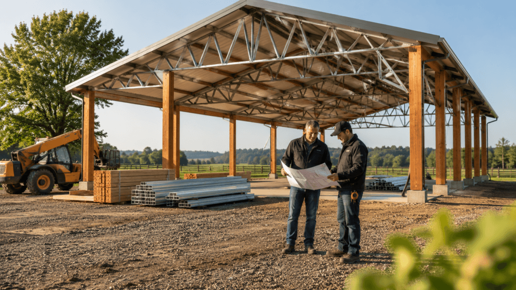 Pole Barns with Metal Trusses: Benefits, Costs, and Design Guide