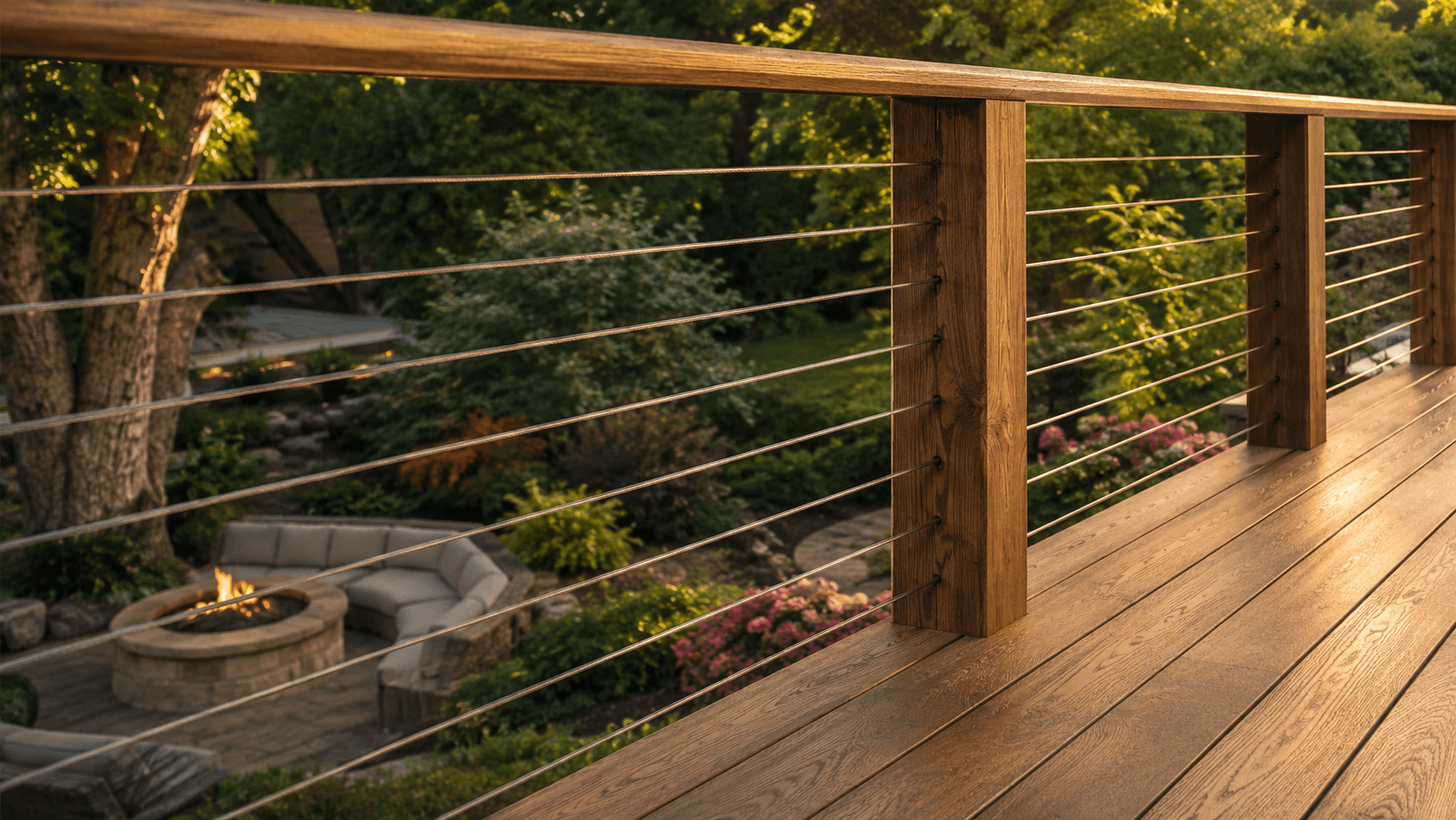 Wood Frame Cable Railing